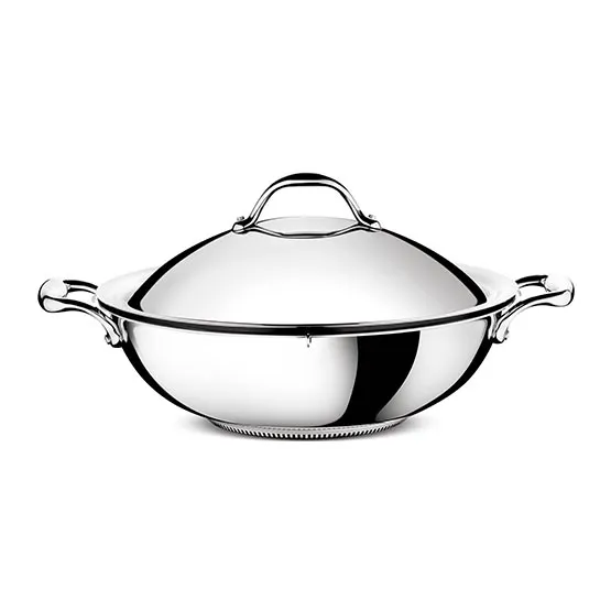 Wok con griglia e coperchio Lagostina Accademia Lagofusion 36 cm